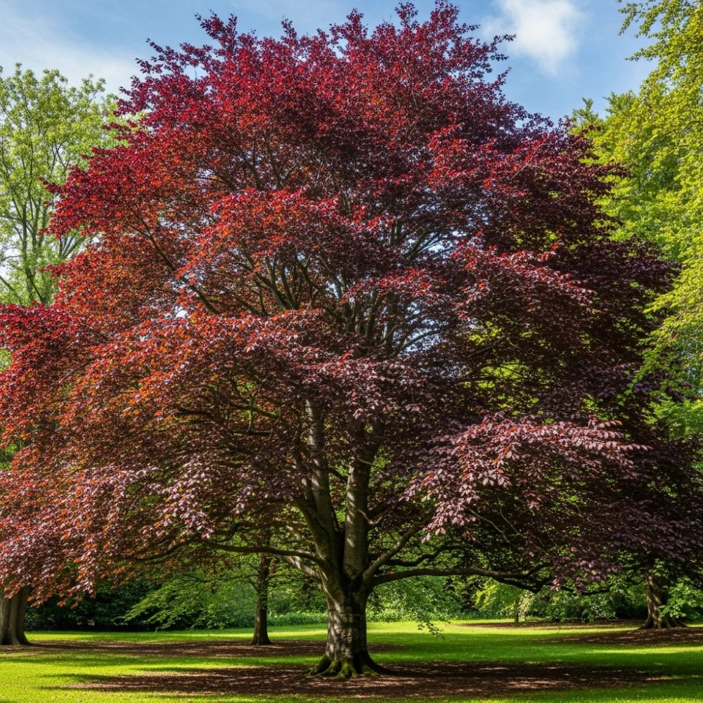 40-60cm Purple Beech Hedging | Fagus sylvatica 'Purpurea' | Bare Root
