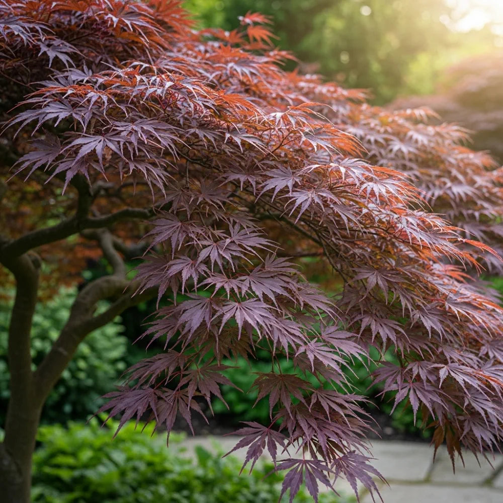 5ft Purple Japanese Maple Tree | Acer palmatum 'Atropurpureum' | 15L Pot