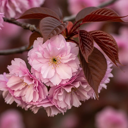 6ft Mature 'Royal Burgundy' Purple Leaf Cherry Blossom Tree | Bare Root | 6/8cm Girth