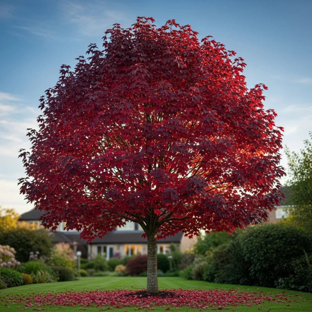 7ft Mature Acer 'Crimson King' | Purple-Leaved Maple Tree | Acer platanoides 'Crimson King' | 18L Pot