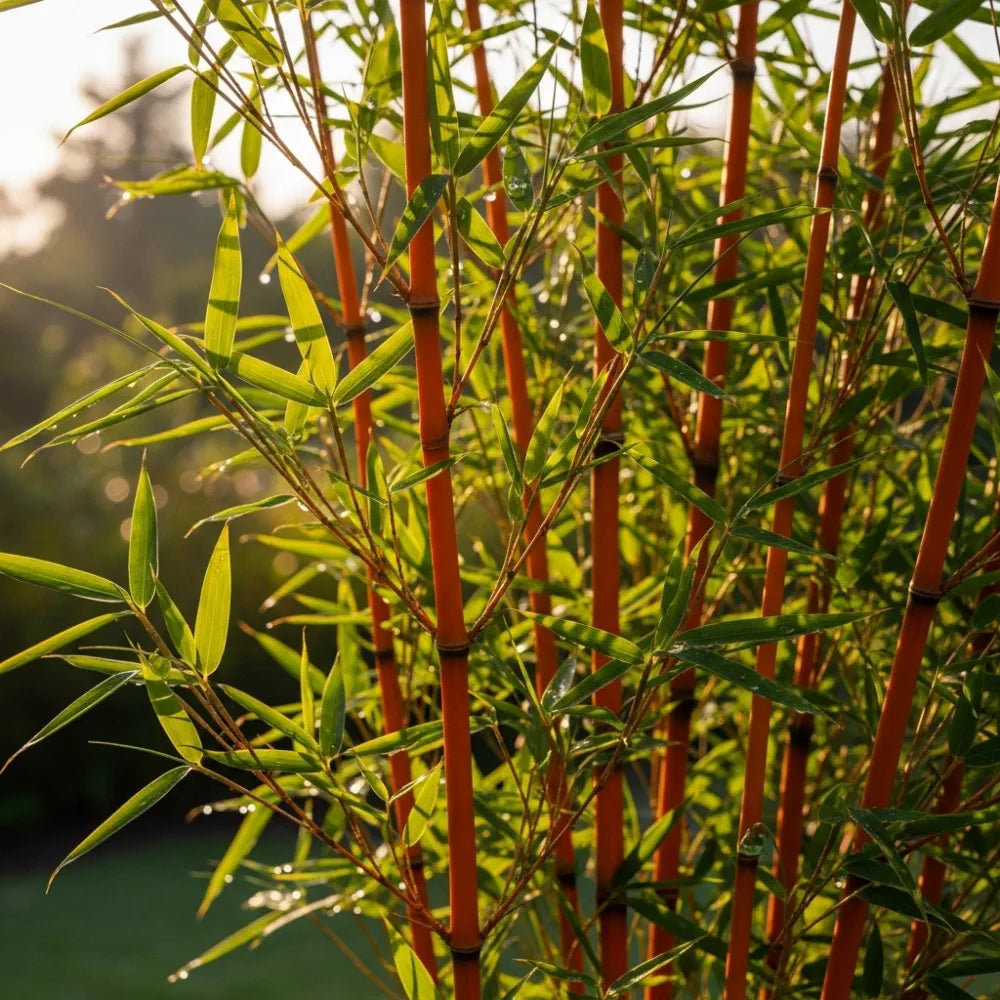 4ft Red Bamboo | Fargesia scarbrida 'Asian Wonder' | 5L Pot