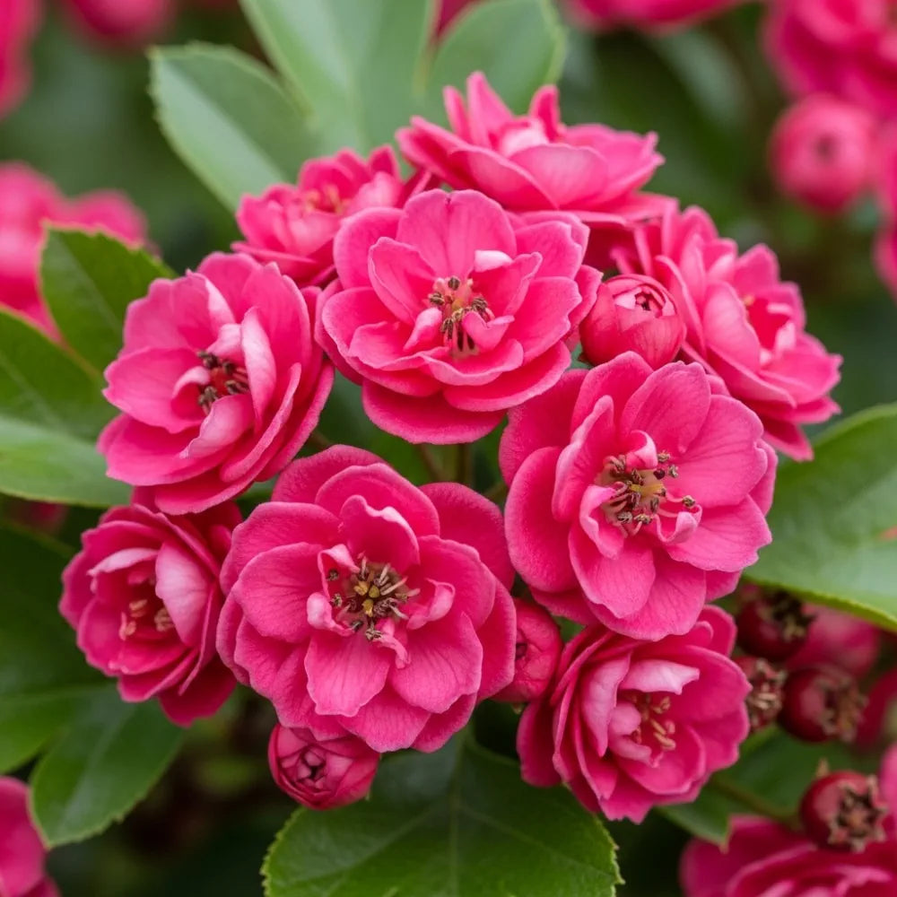 5ft Red Hawthorn Tree | Crataegus laevigata 'Paul's Scarlet' | 9L Pot | 2 Years Old