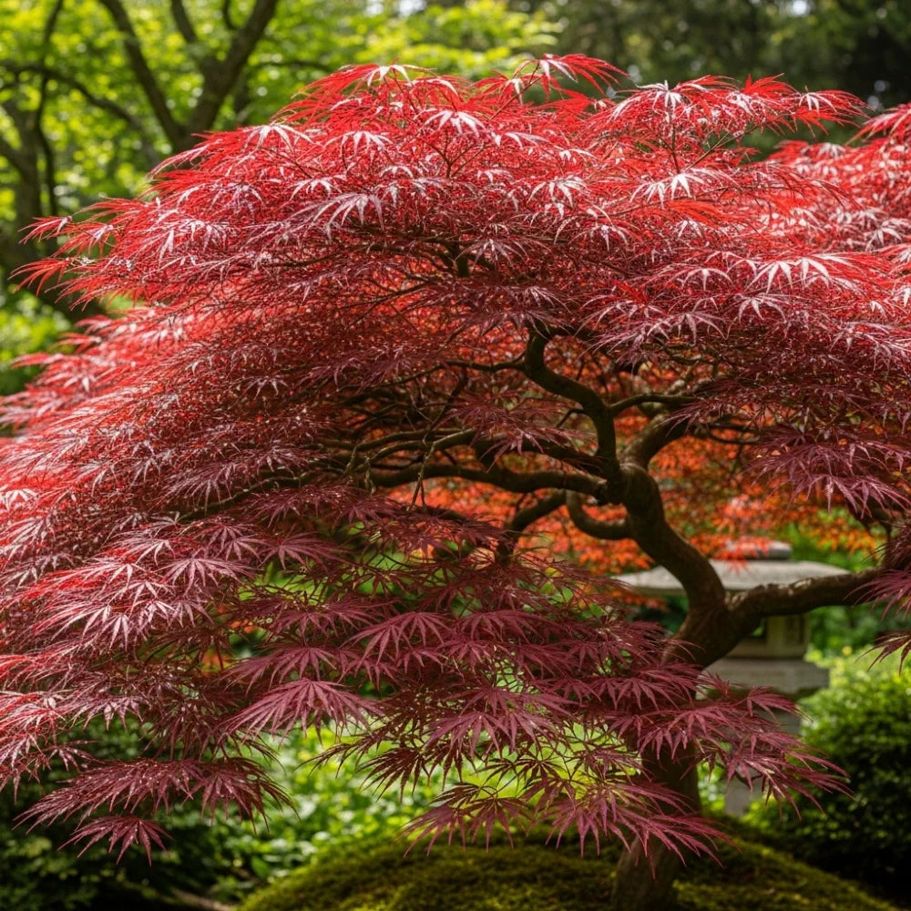 Japanese Red Maple Invasive 5ft Red Japanese Maple Tree | Acer palmatum 'Red Emperor' | 12L Pot ...