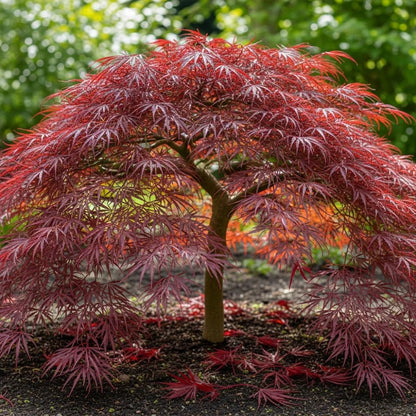 3ft Red Weeping Japanese Maple Tree | Acer palmatum 'Garnet' | 3L Pot