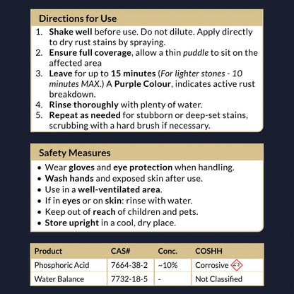 Rust Stain Remover - 500ml