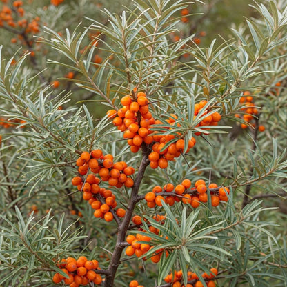 45-60cm Sea Buckthorn Hedging | Hippophae rhamnoides | Bare Root