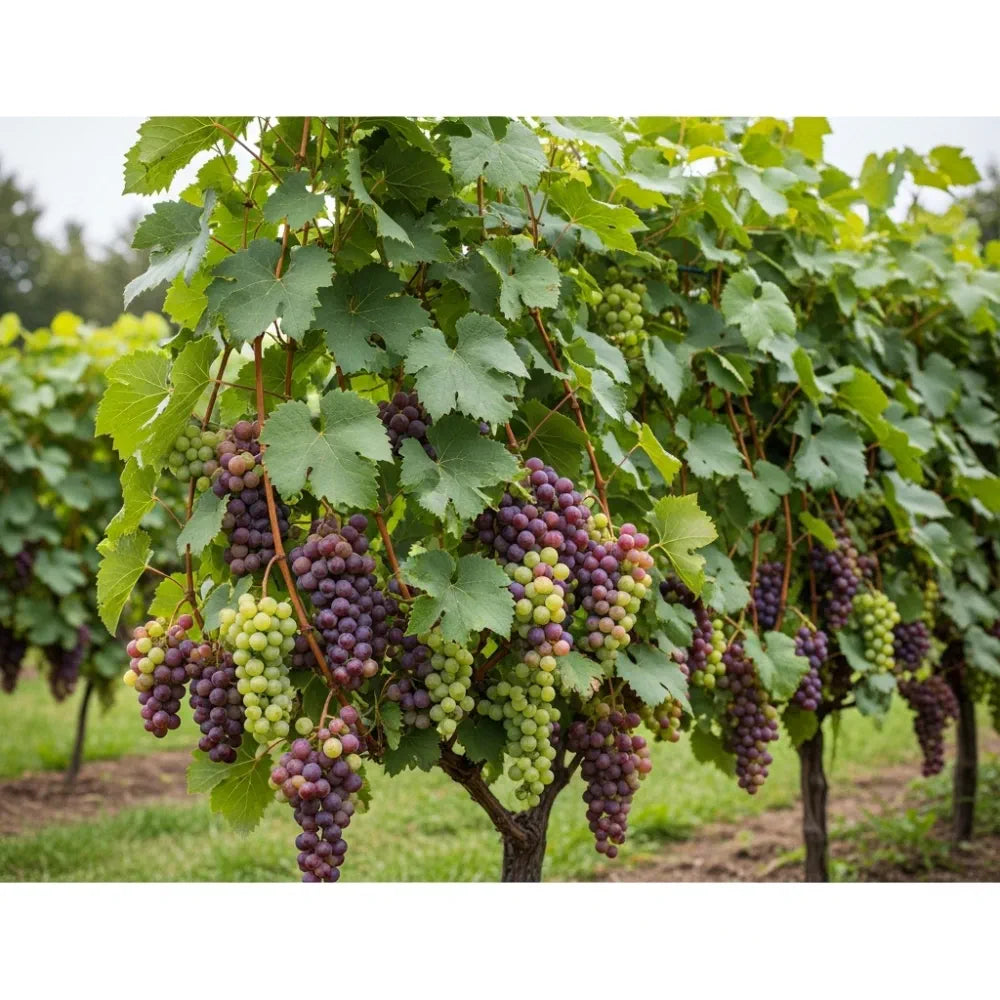 Seedless Grape Vines Collection - 4 Vines in 3L Pots