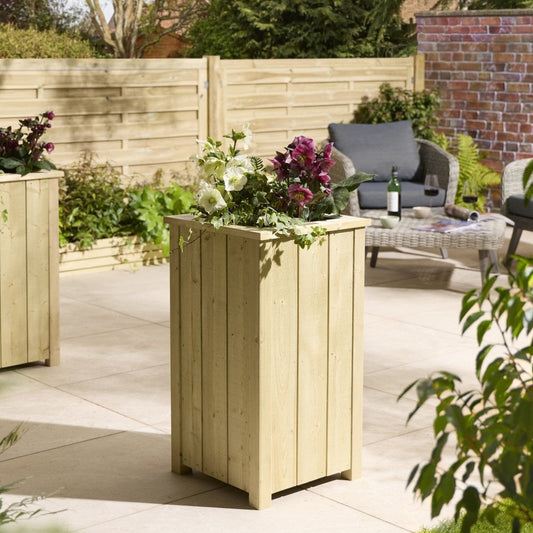 Signature Heritage Tall Square Planter