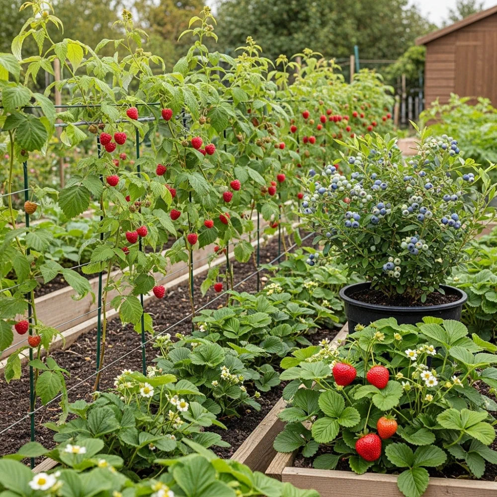 Fruit Plants for Beginners | Large Allotment in a Box | 8 Premium Plants