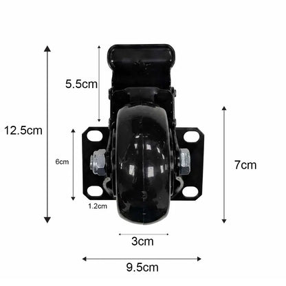 Wheels for Planters - Set of 6 - 3.94 inch Wheels - Large Wheels