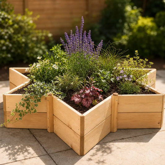 Premium Star Wood Raised Bed