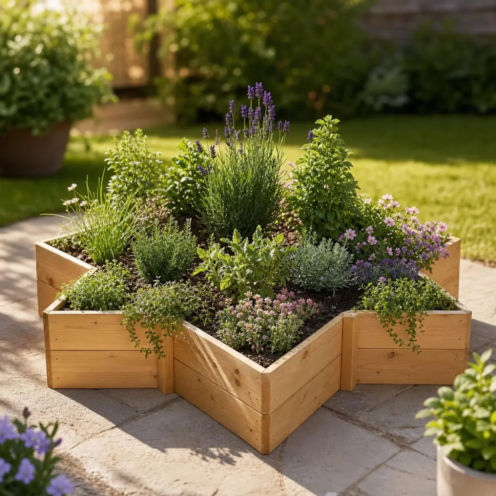 Premium Star Wood Raised Bed