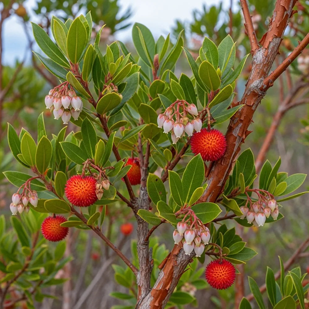 6ft Half-Standard Strawberry Tree | Arbutus Unedo | 6/8cm Girth | Grown in 20L Airpot
