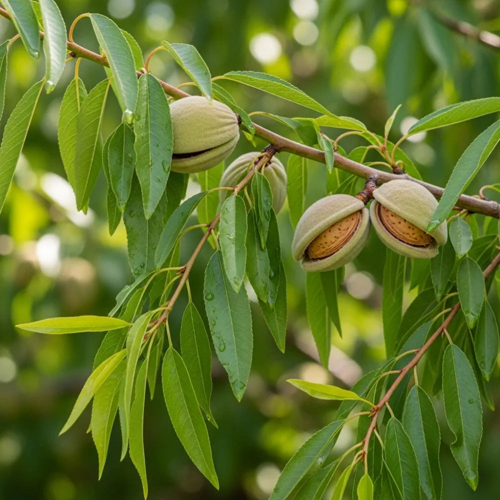 5ft 'Sultane' Almond Tree | Prunus dulcis | 9L Pot | 2 Years Old