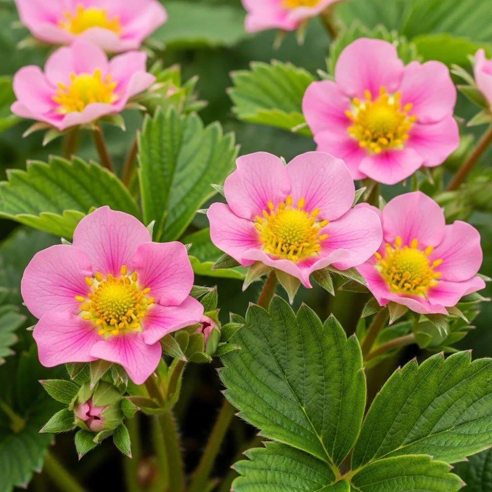 3 Summer Breeze Cherry' Strawberry Plants | 9cm Pots