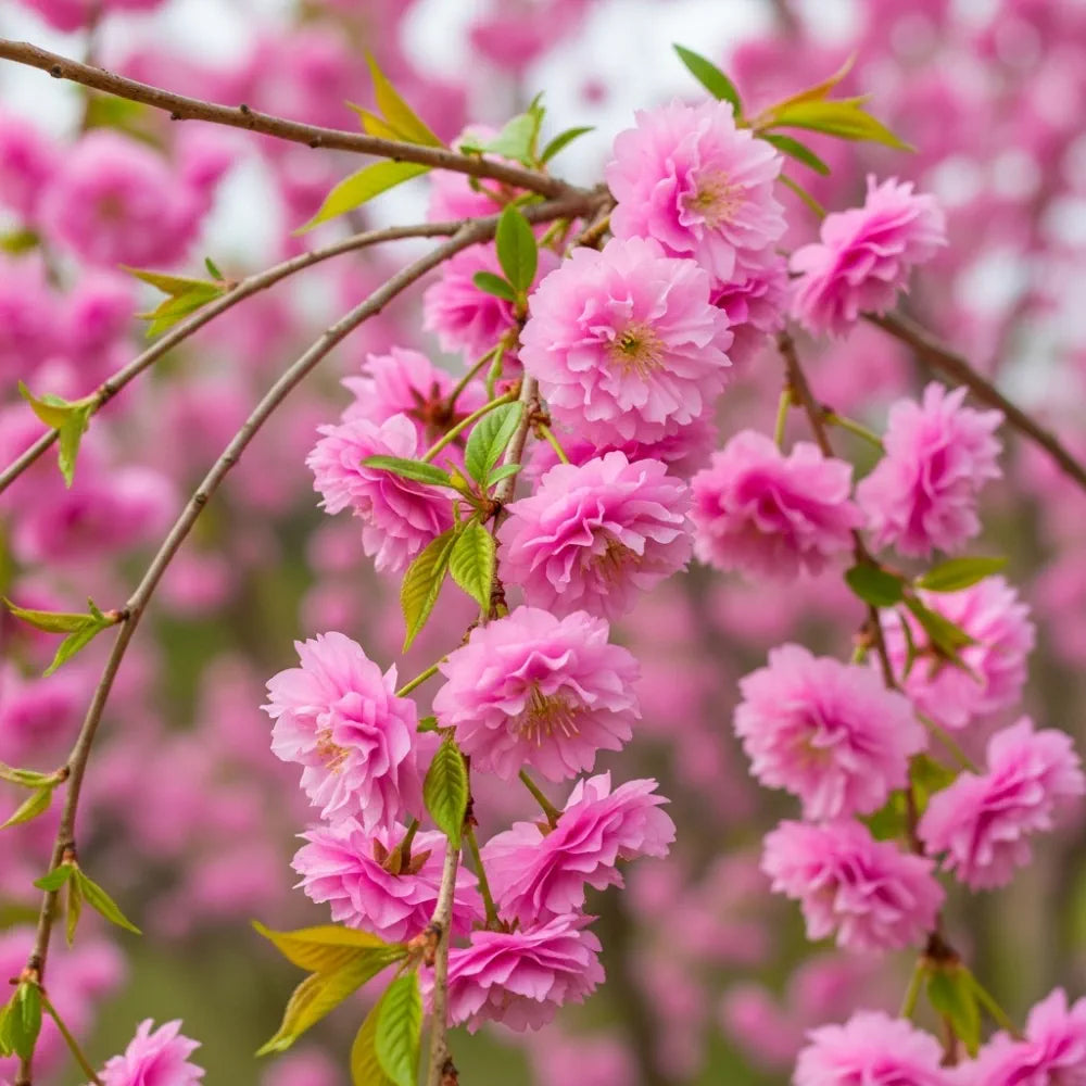 5ft Peach Tree | Prunus 'Taoflora Pink' | 9L Pot