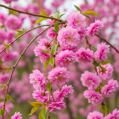 5ft Peach Tree | Prunus 'Taoflora Pink' | 9L Pot