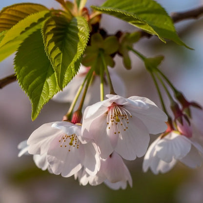 5ft Top Worked 'The Bride' Cherry Blossom Tree | Prunus incisa | Bare Root | 2 Years Old