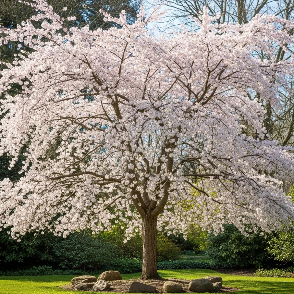 5ft 'The Bride' Cherry Blossom Tree | Prunus incisa | 9L Pot | 2 Years Old