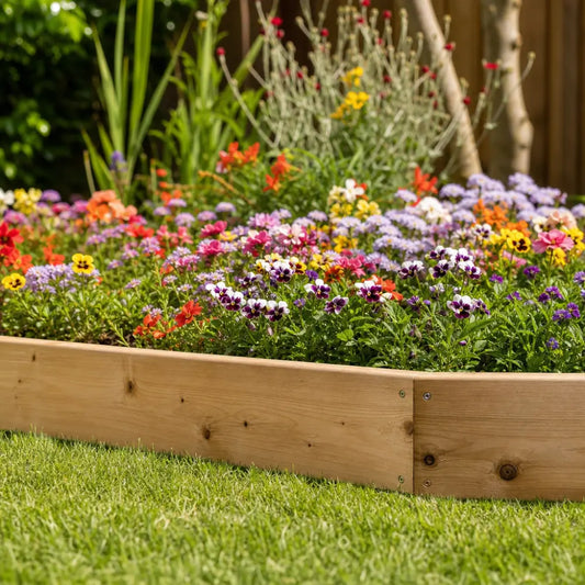 Premium Wood Lawn Edging