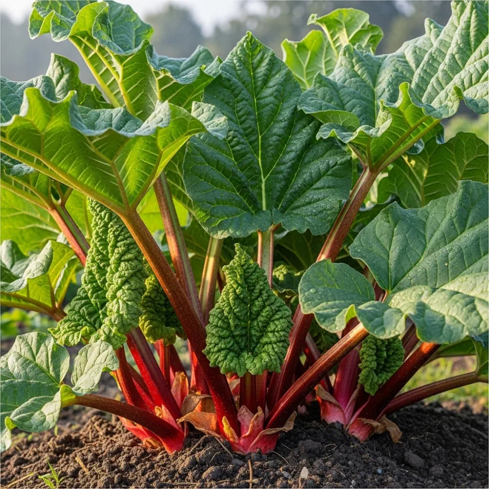 Timperley Early' Rhubarb Plant | 3 Bare Root Crowns