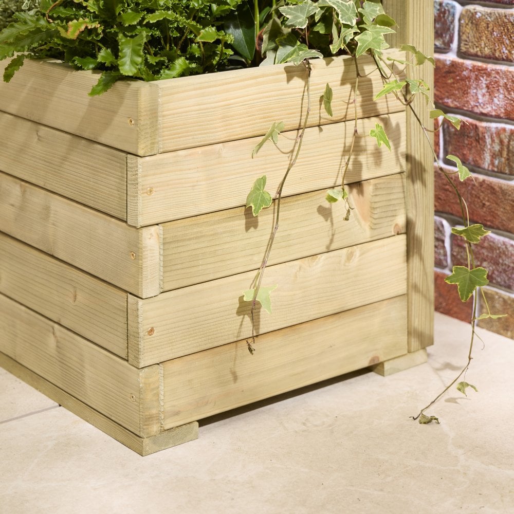 Trough Planter With Lattice - 1.8m