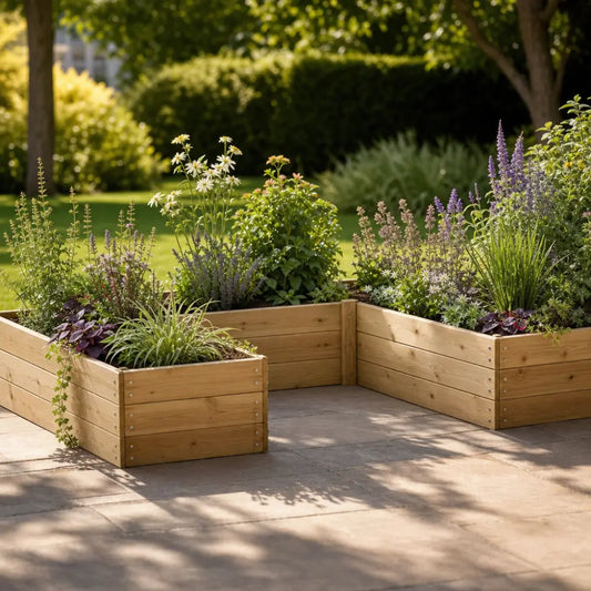 Premium U- Wood Raised Bed