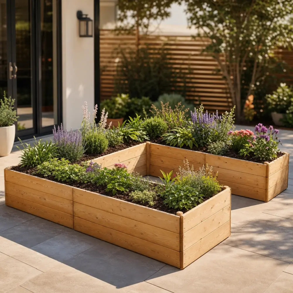 Premium U- Wood Raised Bed