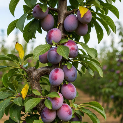 13ft Standard 'Victoria' Plum Tree | Mature Bare Root | 8/10cm Girth