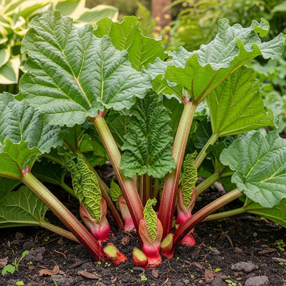3 Victoria Rhubarb Plantss | 3L Pots
