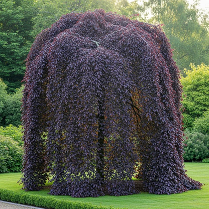 4ft Weeping Purple Beech Tree | Fagus sylvatica 'Purpurea Pendula' | 9L Pot