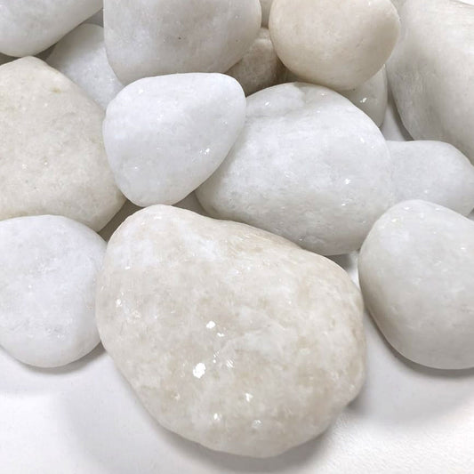 20kg White Polar Decorative Pebbles