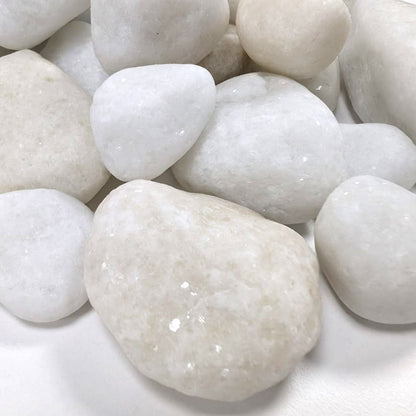 #Polar White Pebbles