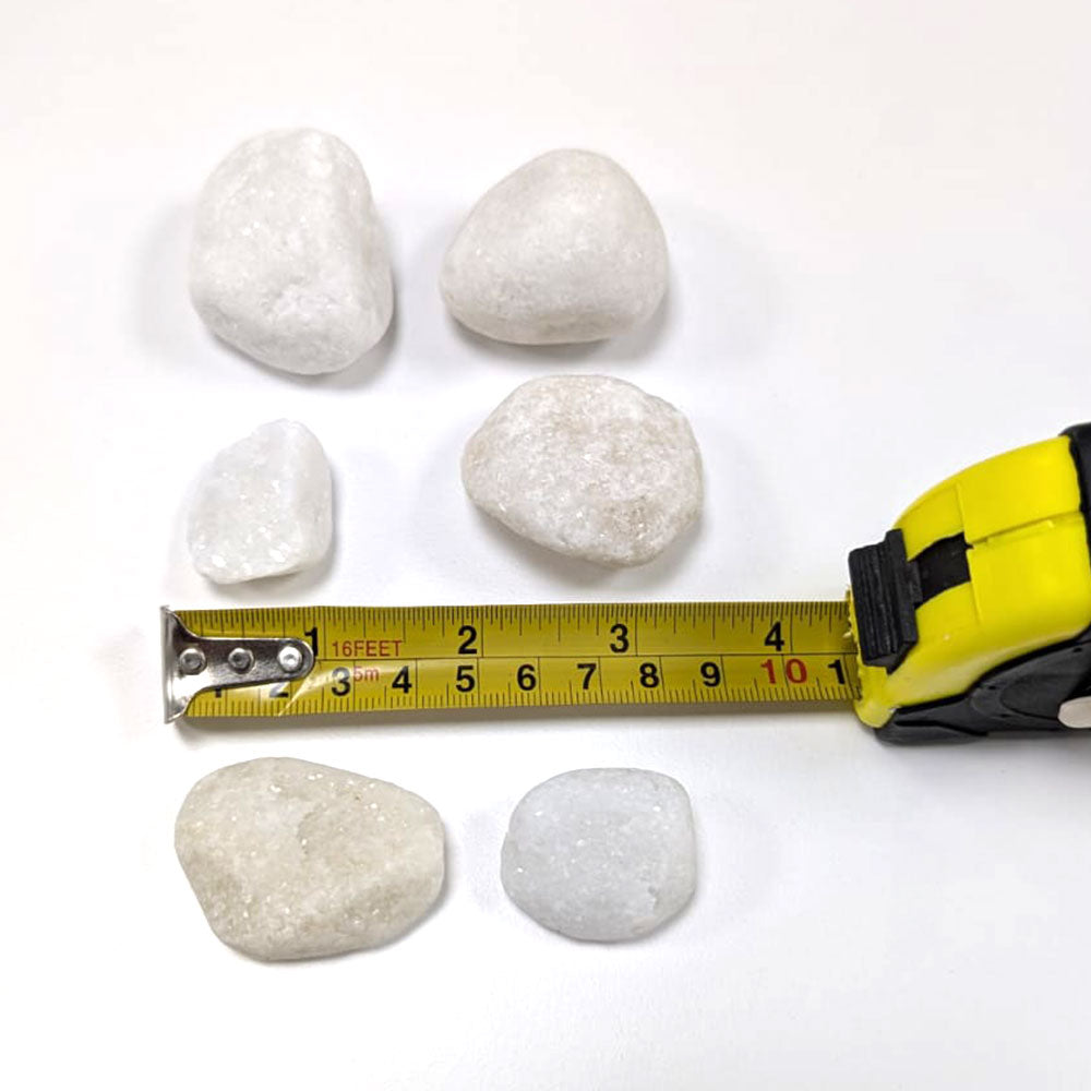 #Polar White Pebbles