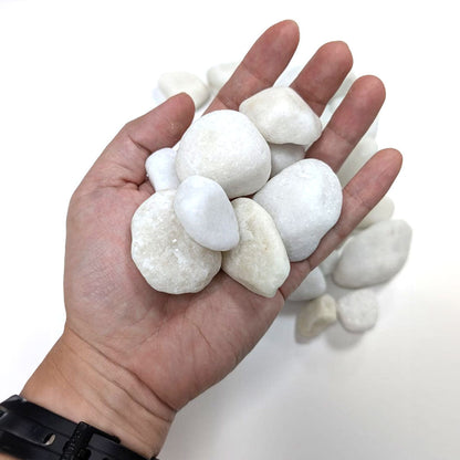20kg White Polar Decorative Pebbles