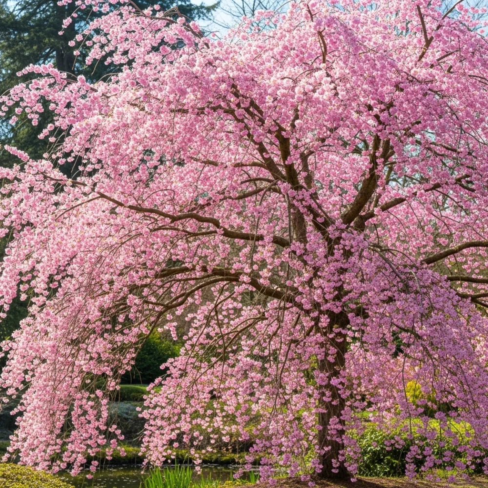 5ft White Winter Flowering Cherry Tree | Prunus subhirtella 'Autumnalis'  | 9L Pot | 2 Years Old