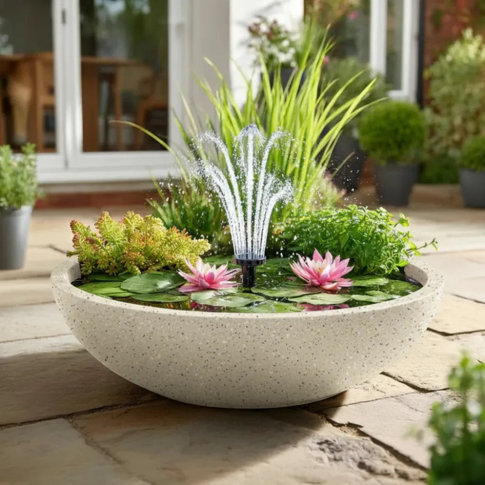 #51cm(D) x 25cm(H)
#Grey Stone
#9W Floating Fountain