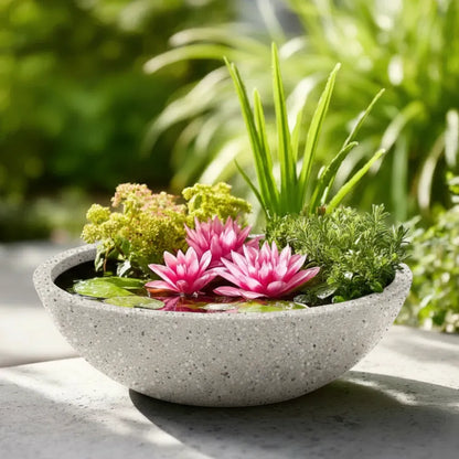 #51cm(D) x 25cm(H)
#Grey Stone
#9W Floating Fountain