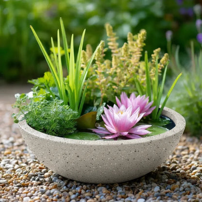 #51cm(D) x 25cm(H)
#Grey Stone
#9W Floating Fountain