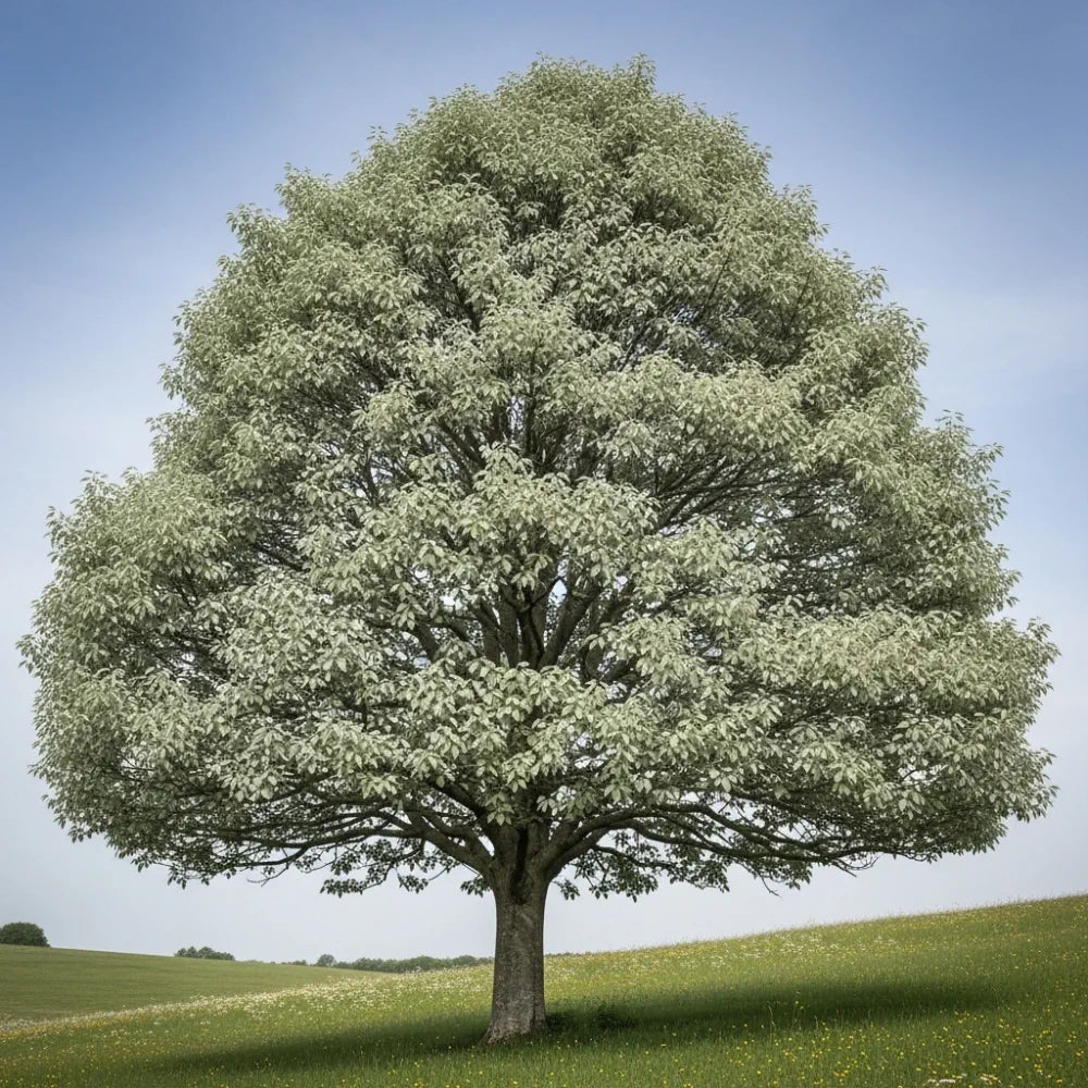 5ft Whitebeam Tree | Sorbus aria 'Lutescens' | 9L Pot | 2 Years Old