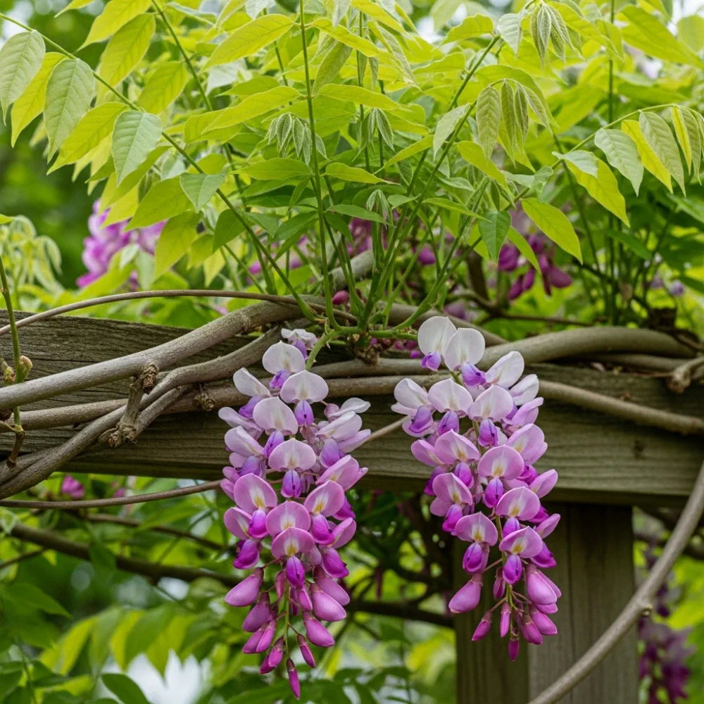 2 Wisteria Floribunda 'Rosea' | 3L Pots