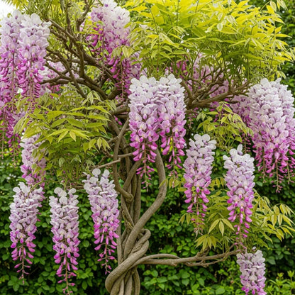 2 Wisteria Floribunda 'Rosea' | 3L Pots