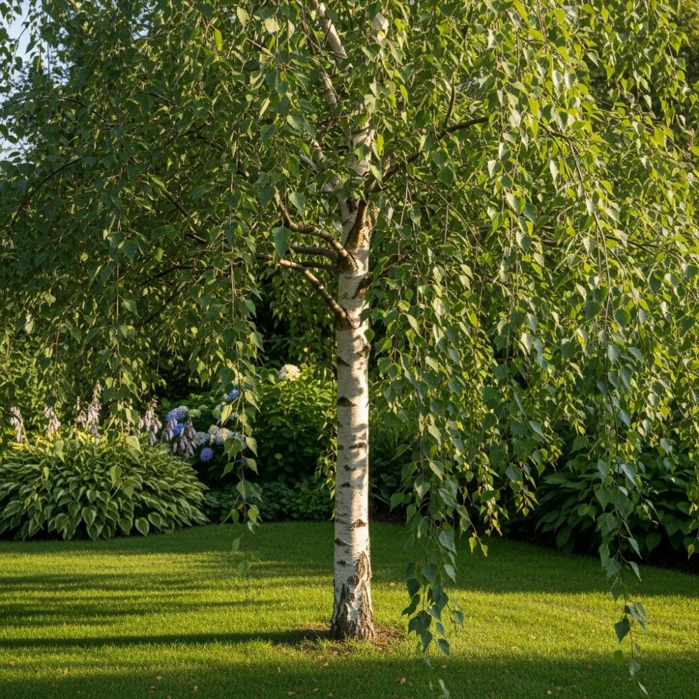 20cm Weeping Silver Birch Tree | Betula Pendula 'Youngii' | 1L Pot