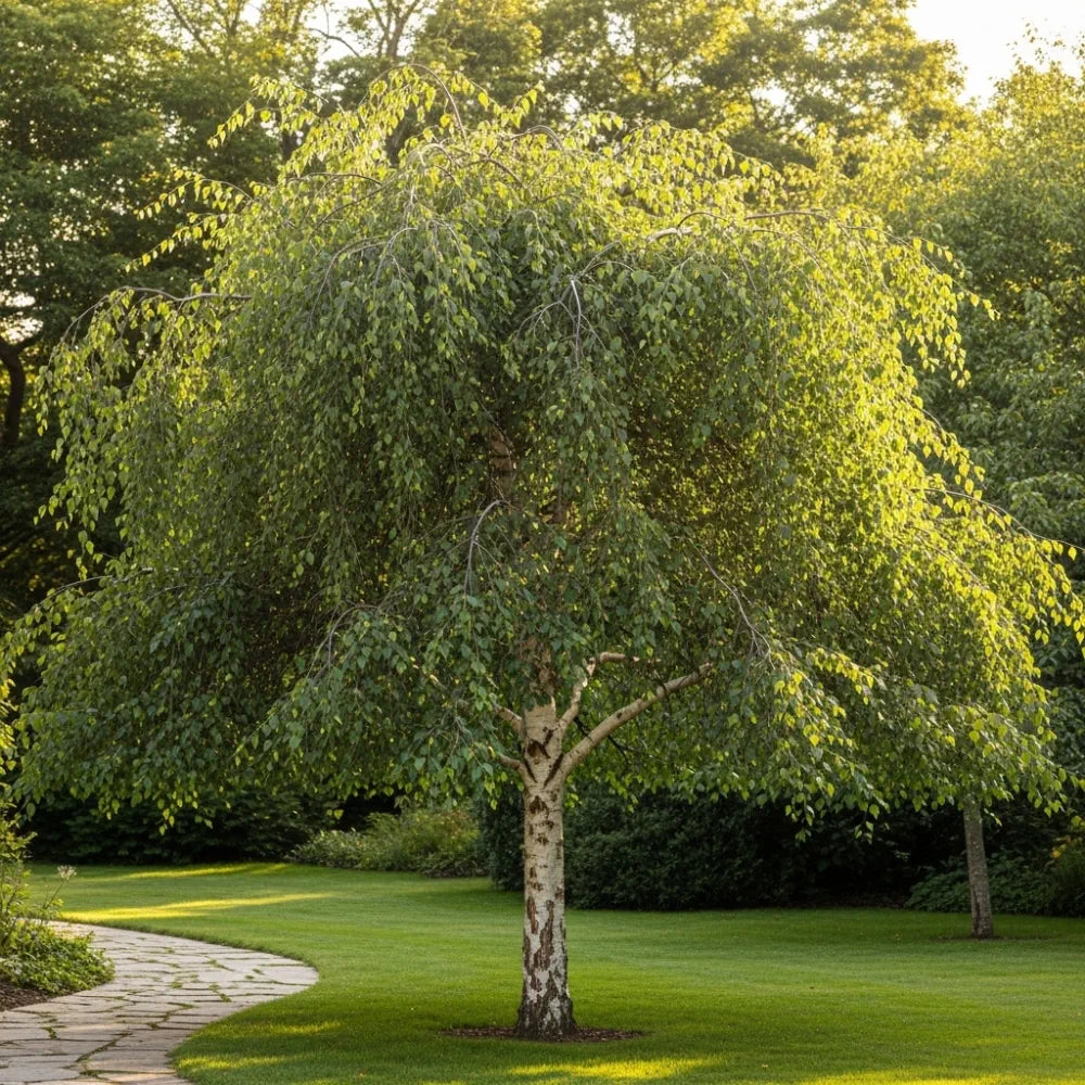 2ft Weeping Silver Birch Tree | Betula Pendula Youngii  | 3L Pot
