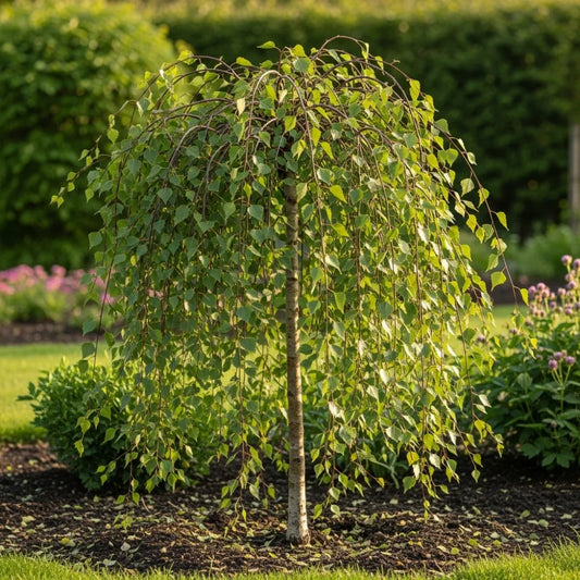 11ft Half-Standard Weeping Silver Birch Tree | Mature Bare Root Betula Pendula 'Youngii' | 6/8cm Girth